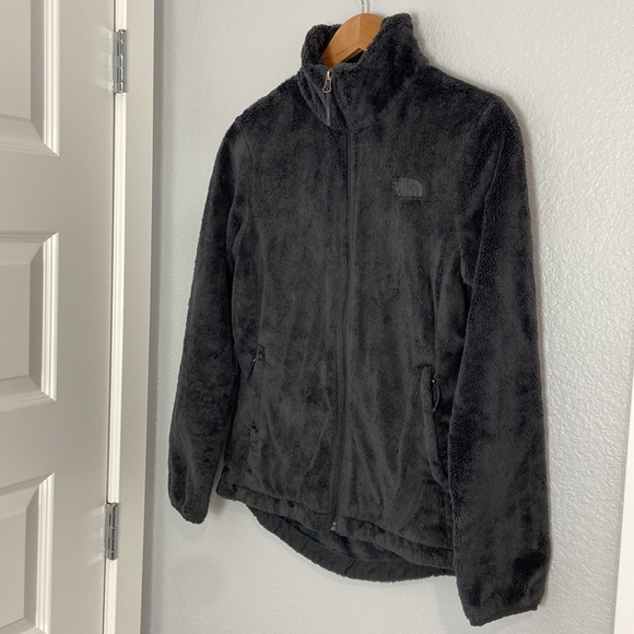 North Face Osito Full Zip Fleece Jacket Gray - Picture 10 of 16